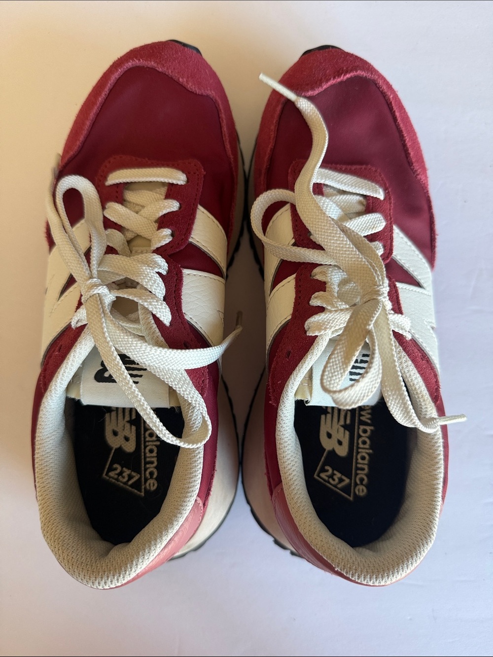 New Balance 237 sneakers women’s size 7 red/white